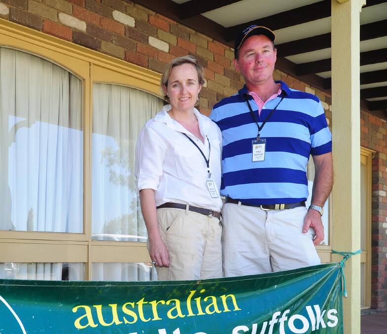 DISTANCE NO BARRIER AT CONFERENCE: Urana stud sheep producers Dalles and Paul Routley of the Almondvale Stud were among 90 people at a national conference. 