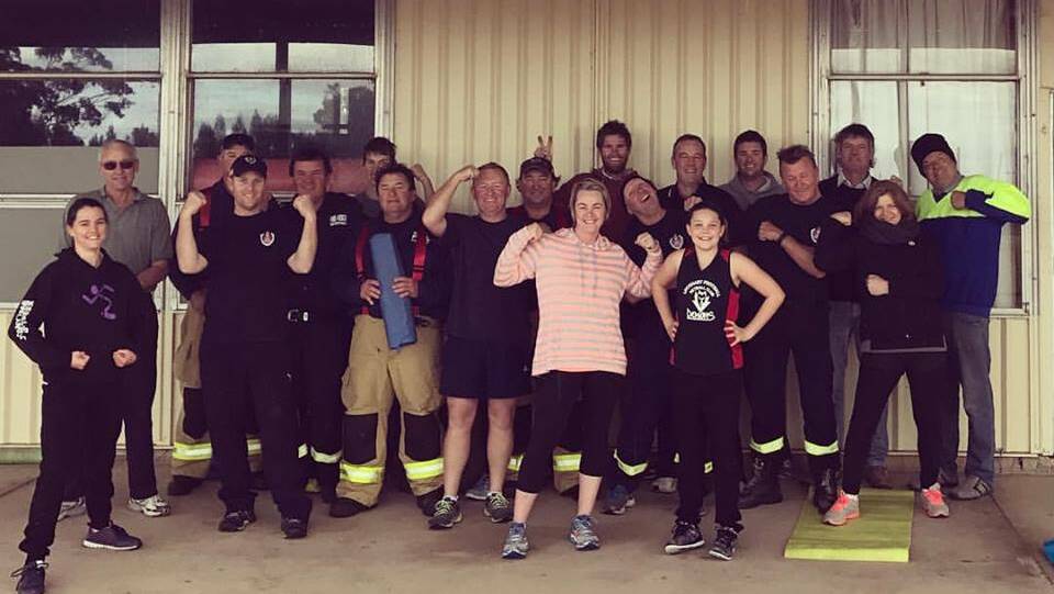 FARMERS IN TRAINING: Active Farmers at Lockhart attracts a group of people who is keen to work out. 