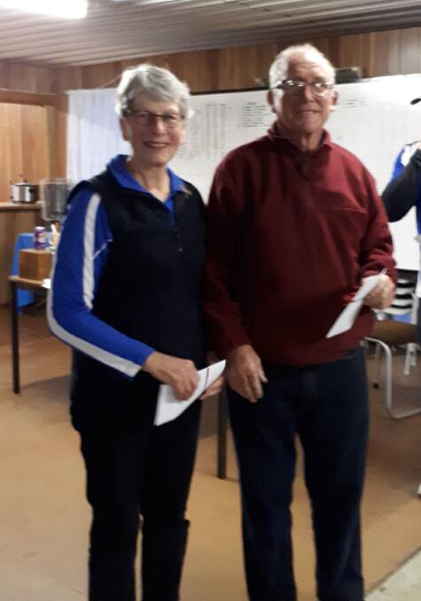 GOLF WIN: Winners of the mixed two person ambrose were Stuart and Heather Lowe (Culcairn) with a scratch score of 77, net 64. Picture: Contributed