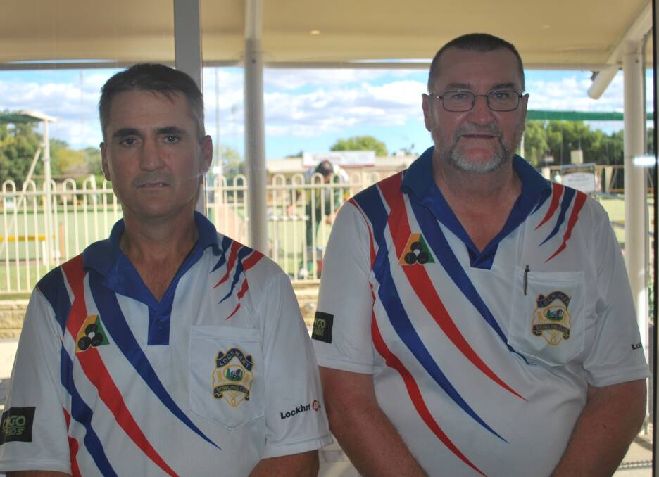FRESH: Craig Lennon and Bruce Rayner are new members at Lockhart Bowling Club. Picture: Contributed