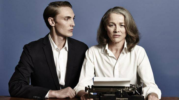 Dark chapter:  Eamon Farren and Sarah Peirse in the Sydney Theatre Company production of Switzerland.