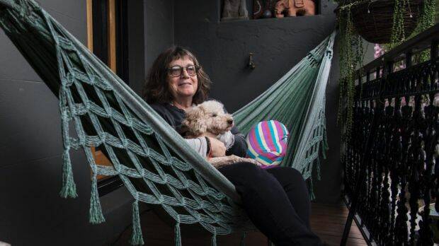 Airbnb landlord Lynne Segal said the home-sharing website helps her afford to stay in her Newtown terrace. Photo: Louise Kennerley
