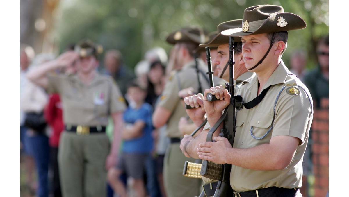 Anzac Day in Whitton. Picture: The Irrigator