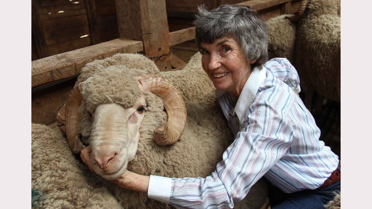 Helen Huggins took over the management of the Mulwala Merino stud in 2004. Picture: The Rural