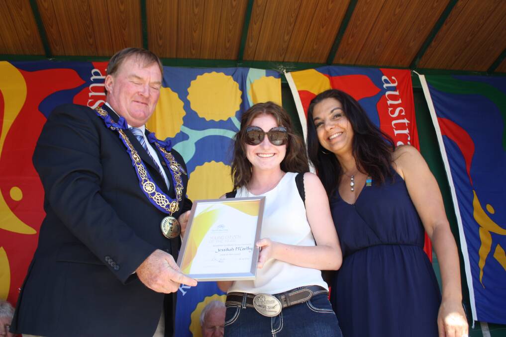 Jessikah McCarthy, Young Citizen of the Year.