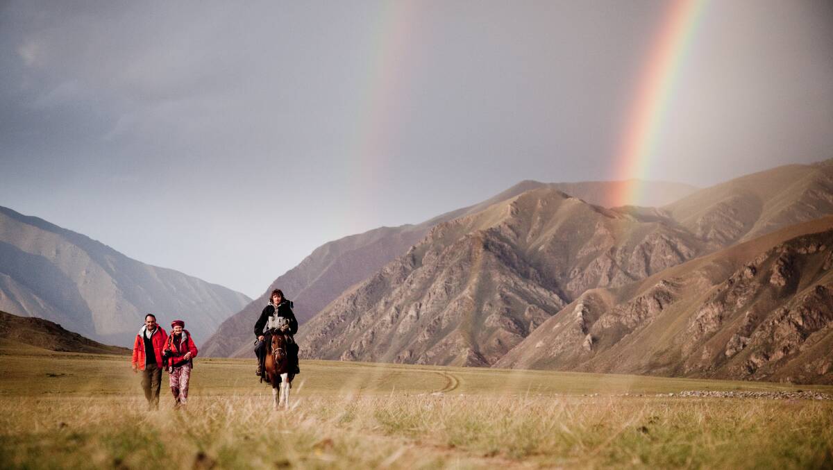 Exploration by foot or by horse is ideal in Mongolia. Picture by Cam Cope Exploration by foot or by horse is ideal in Mongolia. Picture by Cam Cope