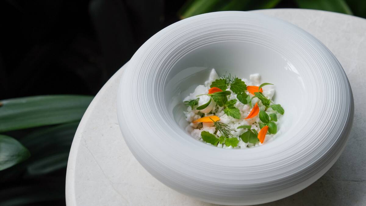 Dining at Marguerite. Dining at Marguerite.