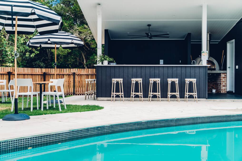 Pool area. Pool area.