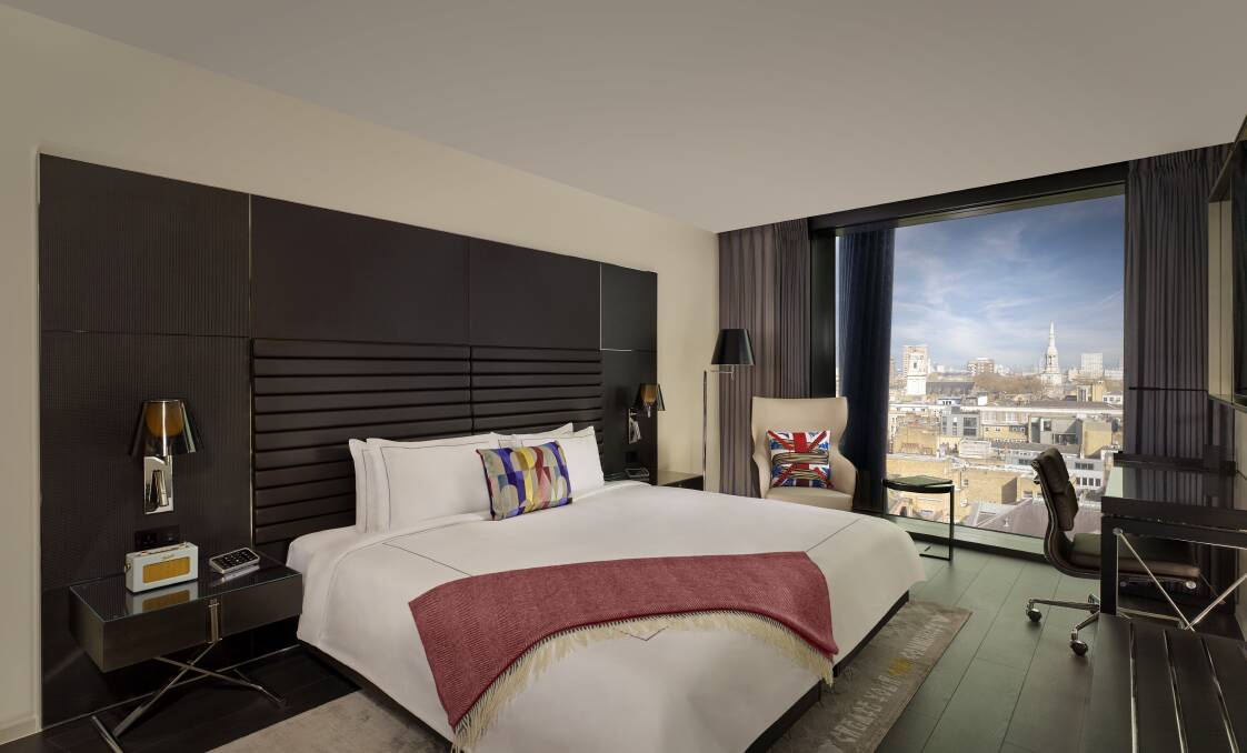 A room with views. A room with views.