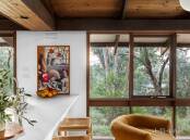 Forget Mid-Century, '70s style interiors such as in this Hurstbridge home is back in favour. Pic: Supplied