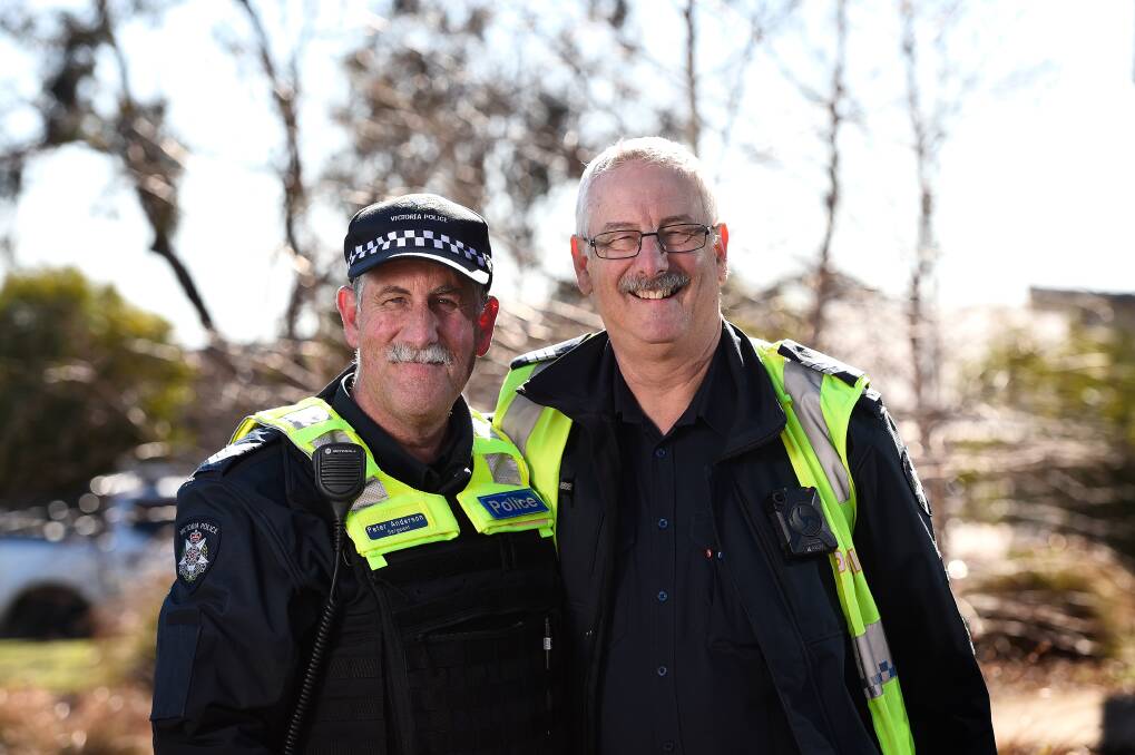 Peter Anderson (left) with his brother Bob, who retired from the force in 2019. Picture by Adam Trafford