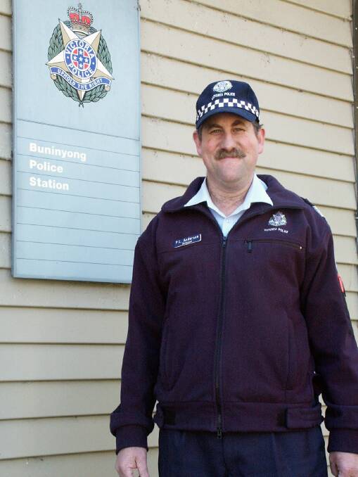 Sergeant Peter Anderson in 2002. File picture