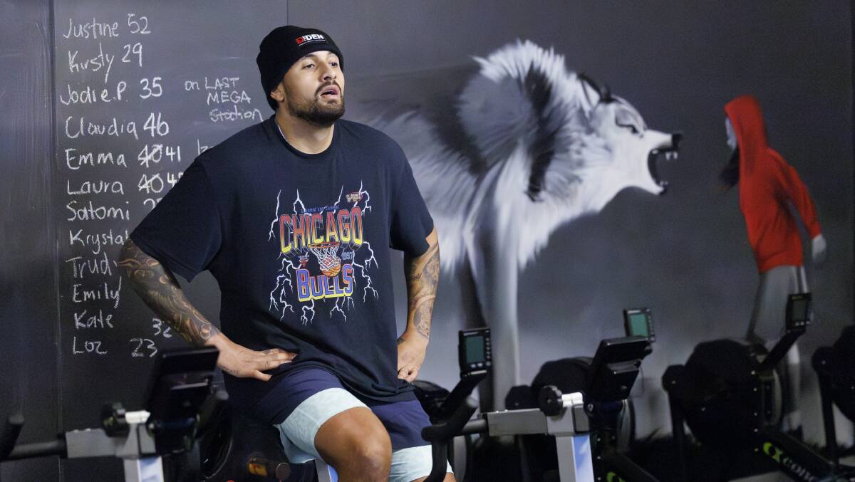 Nick Kyrgios has been building up his match fitness for months. Picture by Keegan Carroll Nick Kyrgios has been building up his match fitness for months. Picture by Keegan Carroll