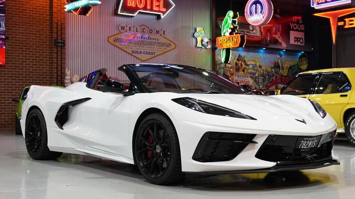 2022 Chevrolet C8 Corvette Stingray convertible. Picture supplied 2022 Chevrolet C8 Corvette Stingray convertible. Picture supplied