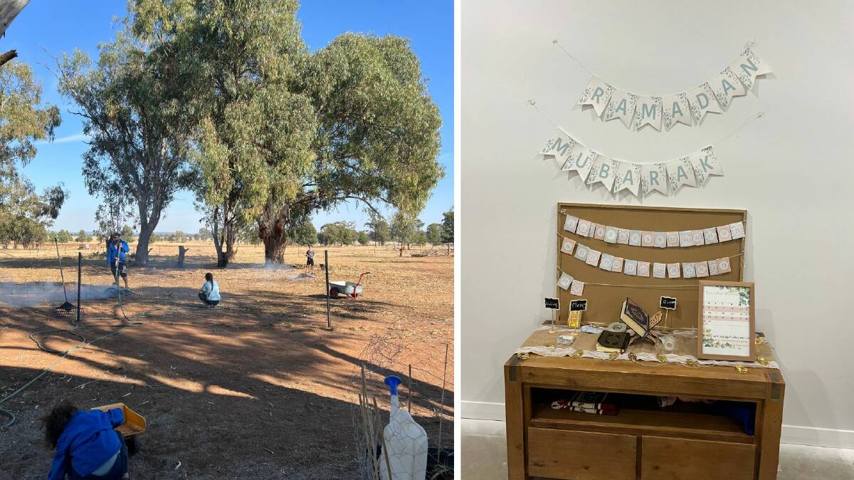 Redwan and Nazek Arja have decorated their Mirrool home for Ramadan, giving their four children the opportunity to learn about Islam. Pictures supplied