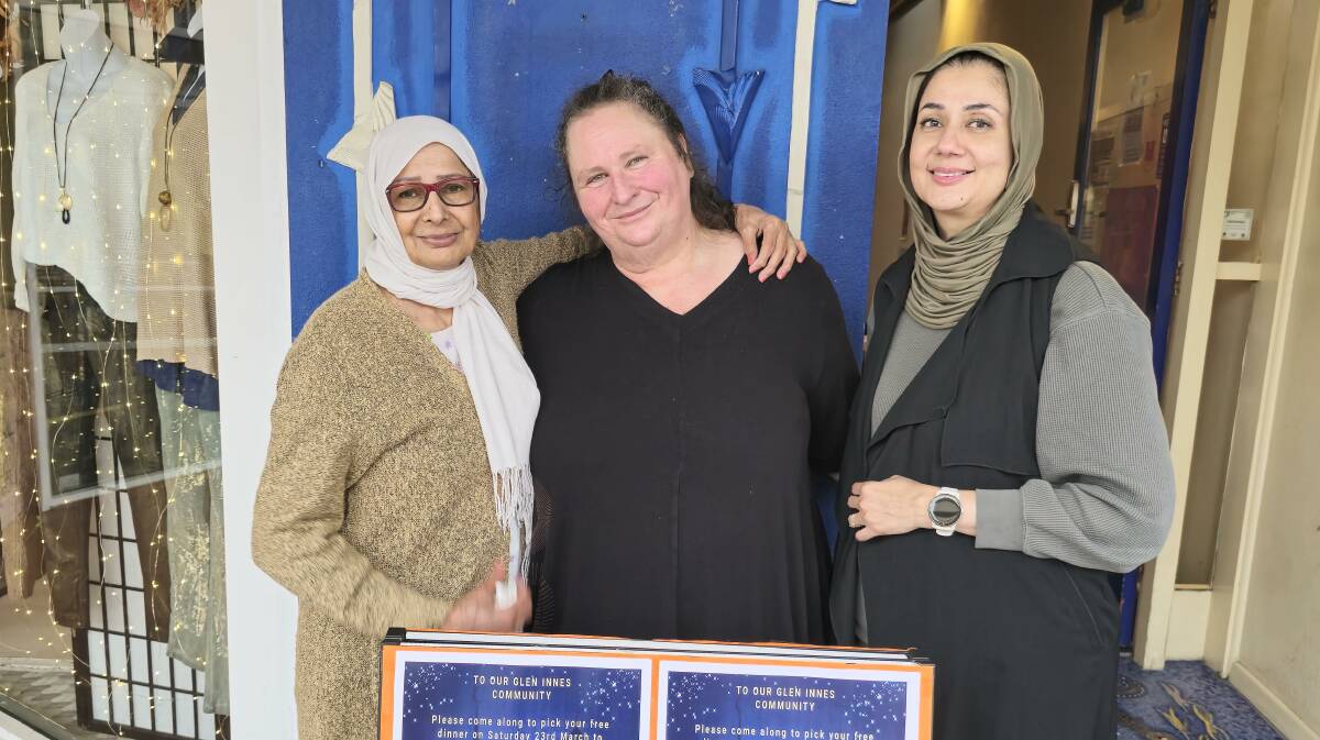 The Mohammed's welcomed the Glen Innes community into their culture through a free iftar dinner, and will open their home for Eid al-Fitr. Picture supplied