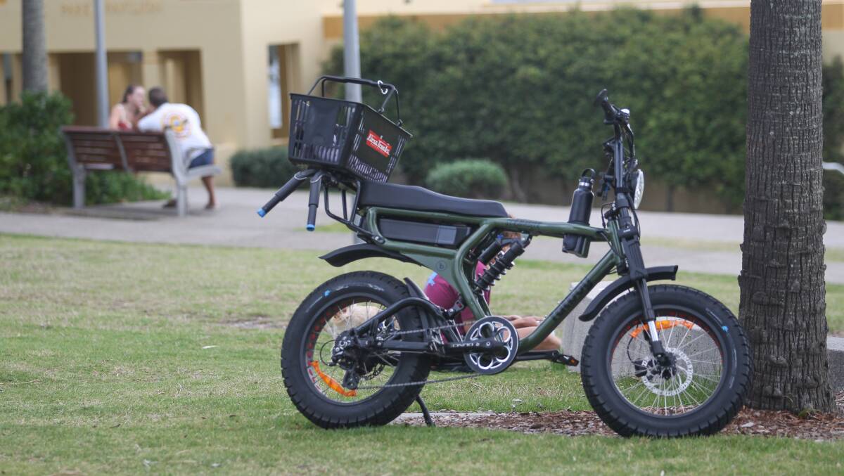 An electric bike in Sydney's Sutherland Shire. Picture by John Veage An electric bike in Sydney's Sutherland Shire. Picture by John Veage