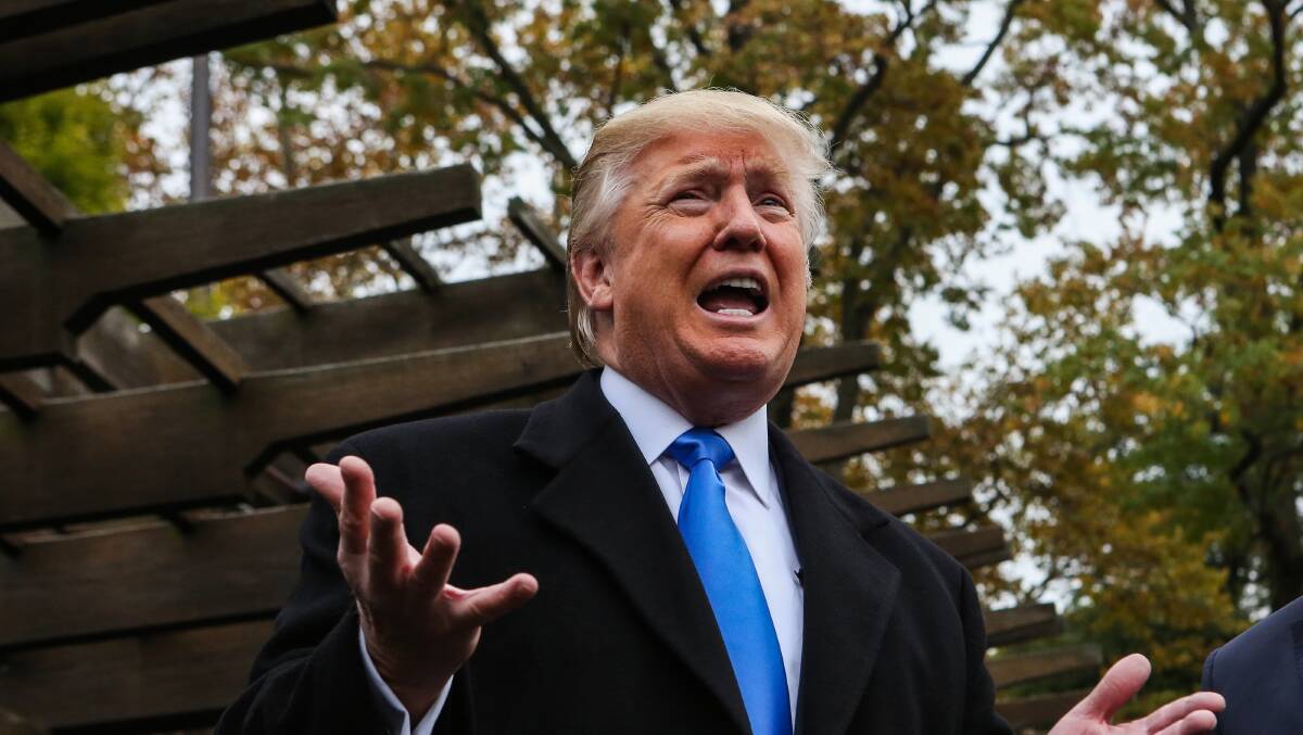 Donald Trump. Picture by Chris Goodney