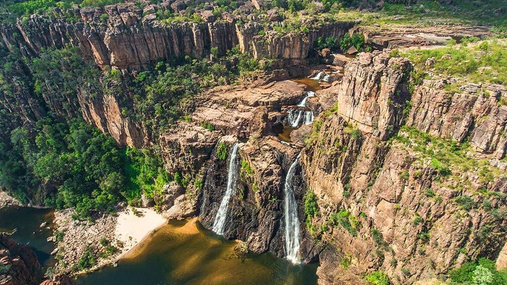Twin Falls in Kakadu National Park. Picture by Tourism NT/Sam Earp
