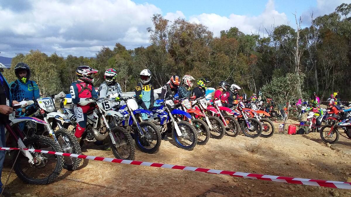 AND THEY'RE RACING: Competitors enjoy the course and competition that Holbrook has to offer. Picture: Supplied