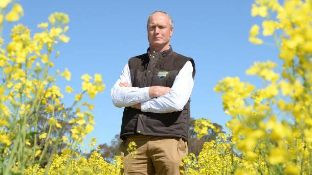 CAUTIOUS RESPONSE: NSW Farmers president Derek Schoen. 