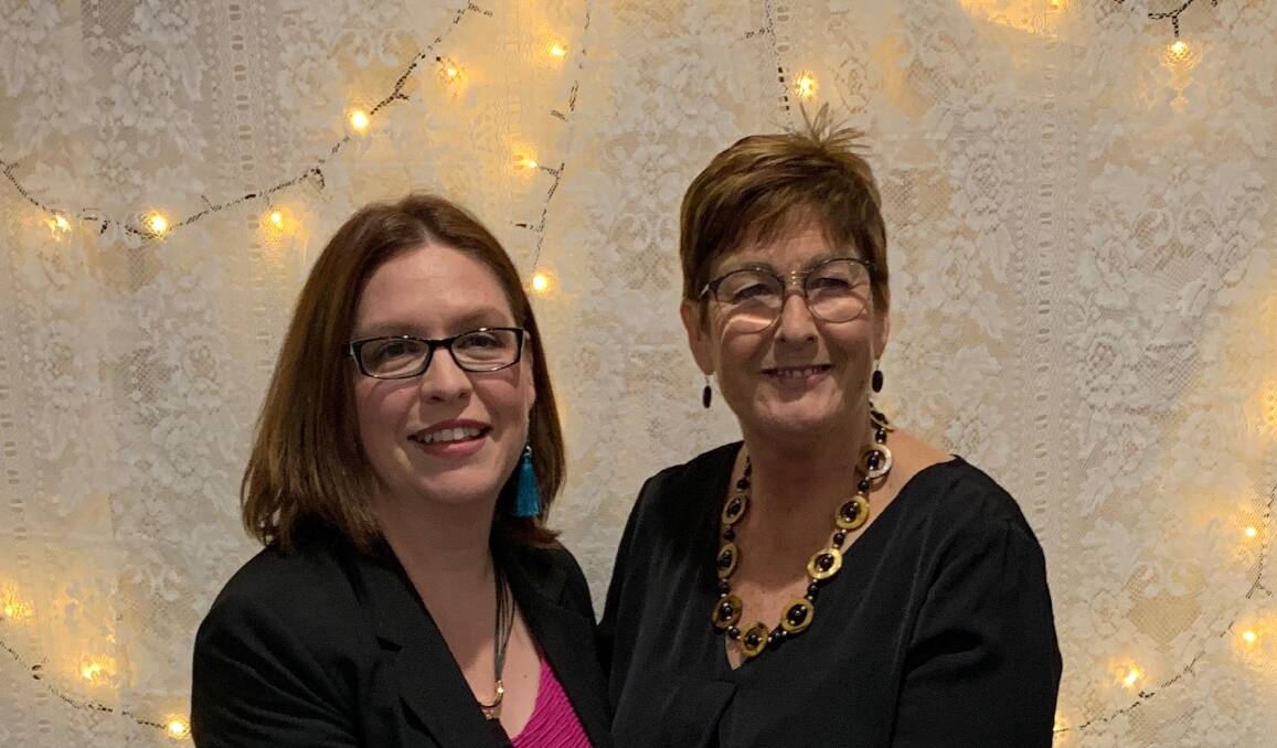RECOGNITION: Award winner, Michelle Bailey and Traci Driscoll of The Rock Progress Association. 