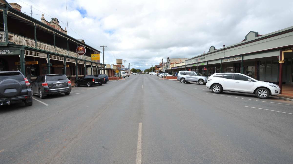 ROAD TO SUCCESS: The main street of Lockhart in southern NSW. 