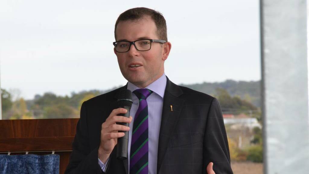 STAND FOR AGRICULTURE: Minister for Agriculture Adam Marshall. 