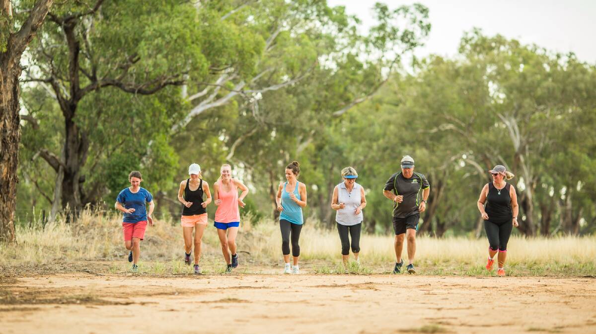 AND THEY'RE OFF: Runners prepare for an upcoming event at Mangoplah in the Riverina. Picture: Supplied