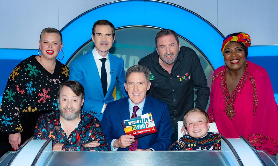 The cast of the Would I Lie to You Christmas special - which sadly does not include Bob Mortimer. The cast of the Would I Lie to You Christmas special - which sadly does not include Bob Mortimer.