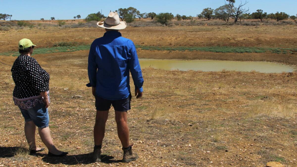 Who Got the Rain page co-founder Jenny Gordon, and husband Keith Gordon, have experienced their fair share of dry dams and drought. Picture - Sally Gall.