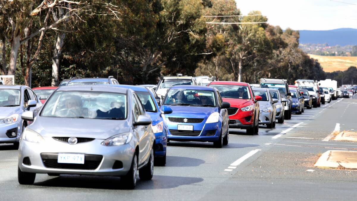 Cars choosing to drive during peak hours should pay more tax. Picture by James Croucher
