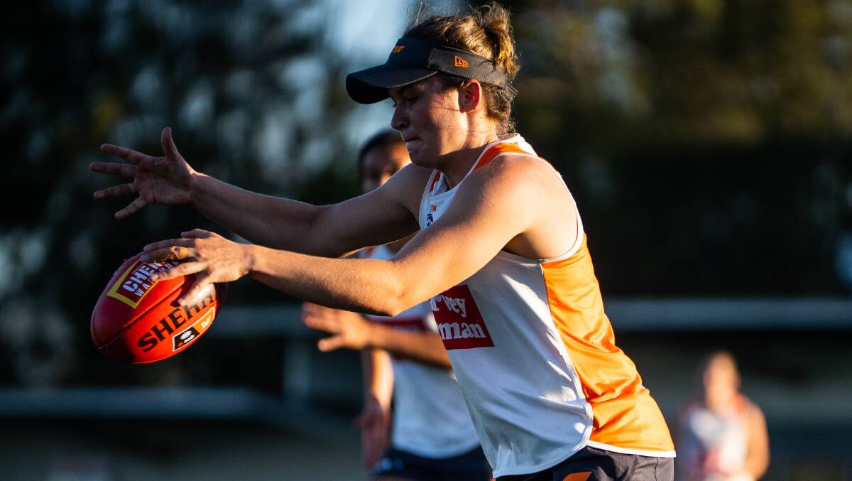SIMPLY THE BEST: Alyce Parker has taken out the GWS Giants' AFLW champion player award after a stellar effort in her second season. Picture: GWS Giants