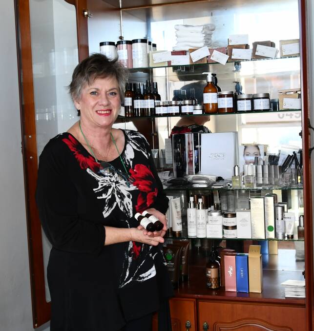 TREAT YOURSELF: Raele Robertson is thrilled to open her new shop offering aroma therapy, make-up and massage products.