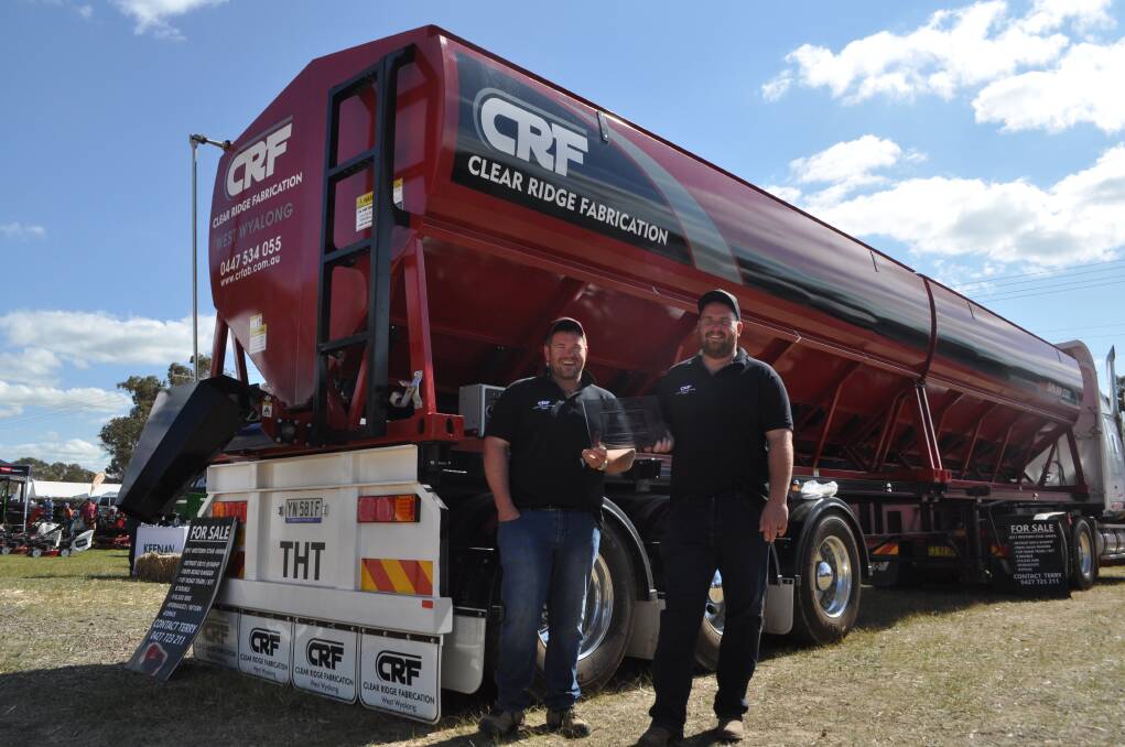 Kaiden and Dallas Boyd's CRF SUPA Bin 42000 won Australian Machine of the Year at Henty. 