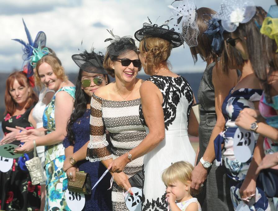 GOOD TIMES: Kylie Melbourne is named best dressed at the Holbrook races earlier this month. Picture: Laura Hardwick