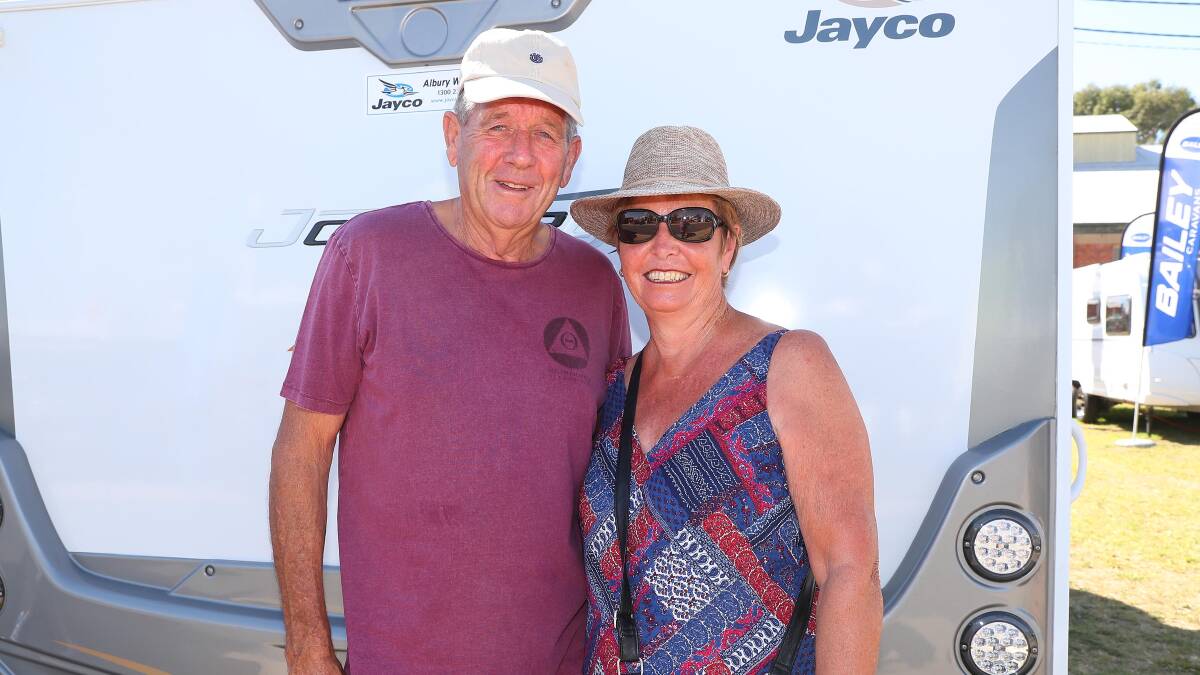 DAY OUT: Kevin and Kaye Wettern from Henty wander around the Wagga Leisurefest exhibition at the weekend. Picture: Kieren L Tilly