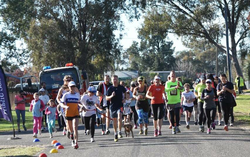 RUNNING FUN: The Brocklesby Bush Dash is on again this weekend. Send your event details to rivcontributors@fairfaxmedia.com.au. Picture: Lorri Roden