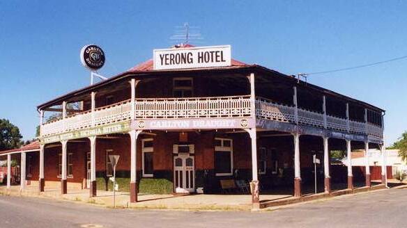 RICH HISTORY: Yerong Creek welcomed close to 50 new families under the Closer Settlement Promotion Act. Pictured here, the Yerong Creek Hotel.