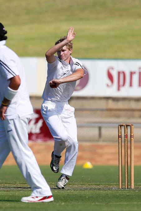 IMPRESSED: Spinner Will Heriot has taken eight wickets for Holbrook in the opening two rounds.