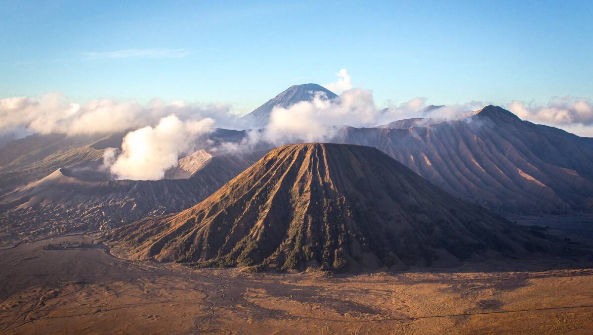 Mount Bromo, an active volcano in eastern Java. Picture by Michael Turtle