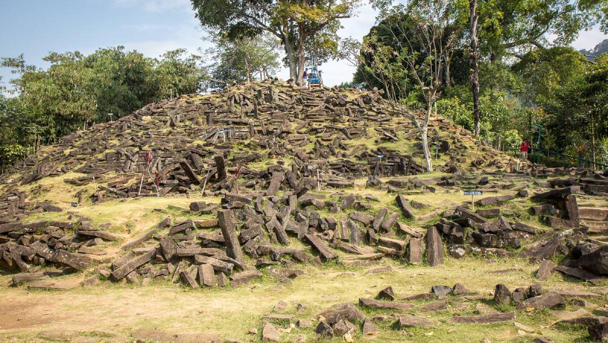 Is Gunung Padang the oldest pyramid in the world? Picture by Michael Turtle