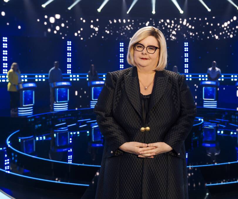 Hello not goodbye: Magda Szubanski is host of The Weakest Link on Tuesdays, at 9pm, on the Nine Network and on 9NOW. Photo: supplied by Nine Network