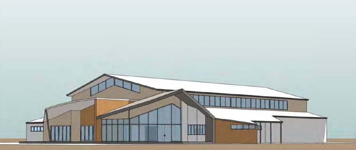 Concept designs for the new Jindera multi-purpose hall.