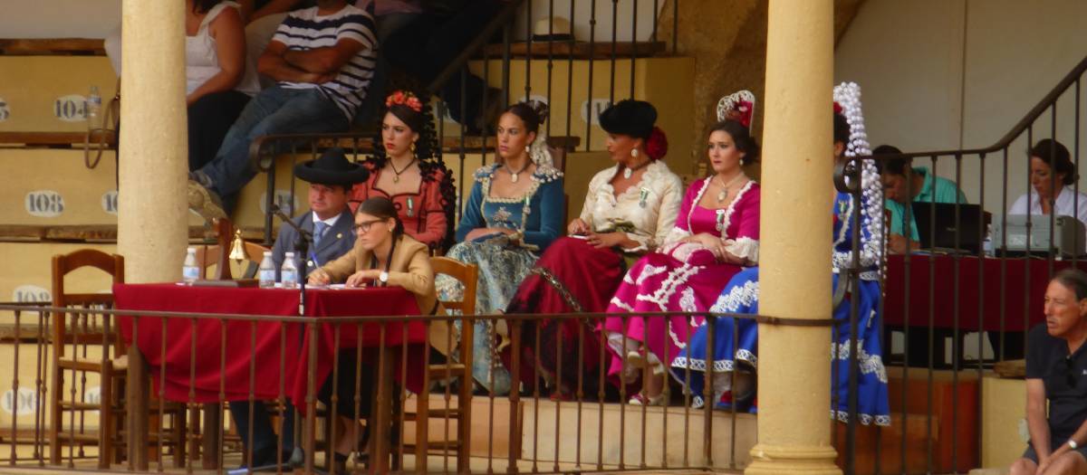 The women of Ronda in their Romantic era attire. Photo: Nicole Phillips The women of Ronda in their Romantic era attire. Photo: Nicole Phillips