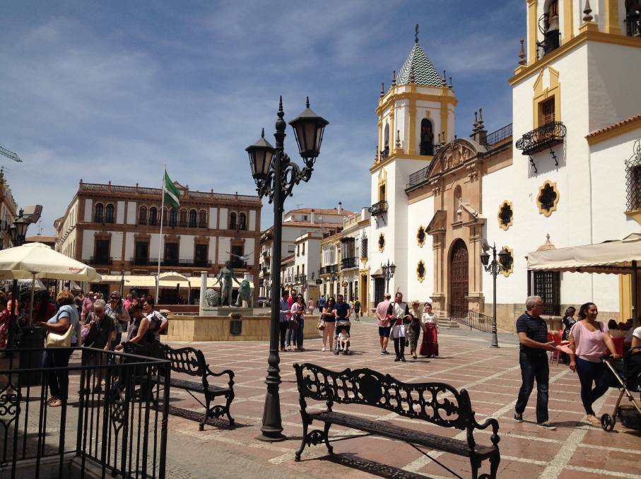 Town square in Ronda. Photo: Nicole Phillips Town square in Ronda. Photo: Nicole Phillips