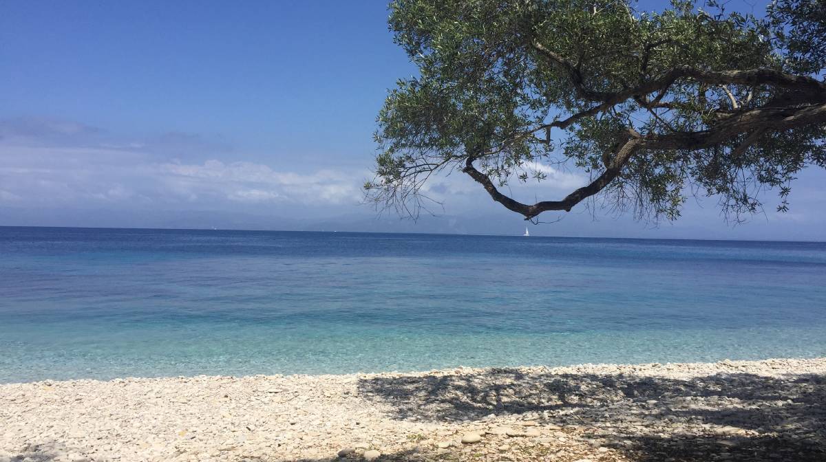 The stunning beach of Monodendri on the Island of Paxos. The stunning beach of Monodendri on the Island of Paxos.