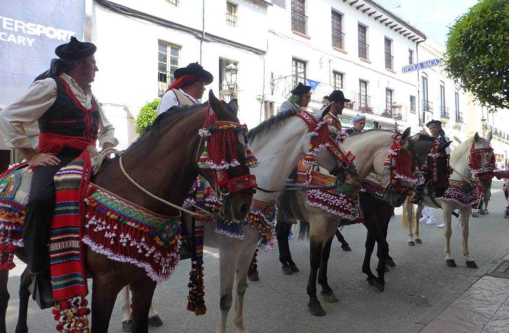 The men of Ronda on their horses. Photo: Nicole Phillips The men of Ronda on their horses. Photo: Nicole Phillips