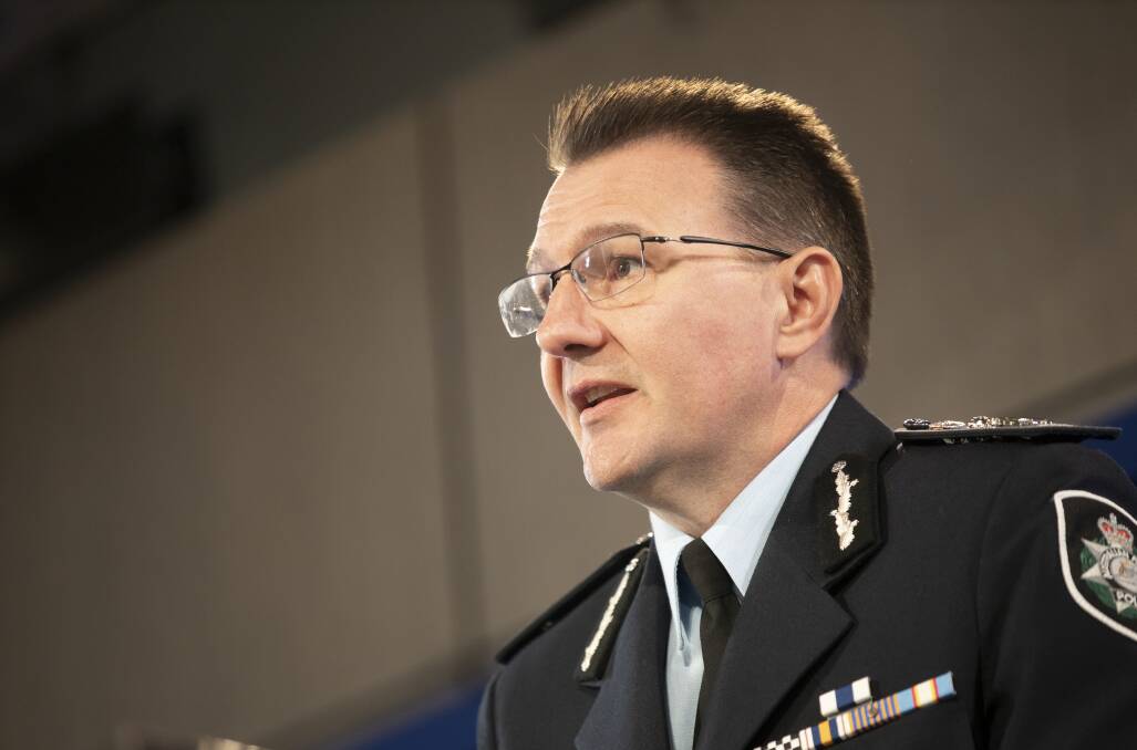 Australian Federal Police Commissioner Reece Kershaw gave evidence to Senate estimates on Tuesday. Picture: Sitthixay Ditthavong