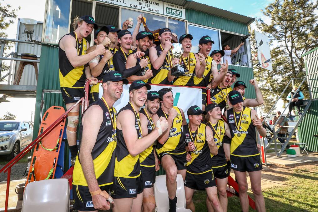 ON HOLD: Last year's flag winners Osborne will have to wait a little longer to launch their premiership defence, with the season postponed until at least May 31. 